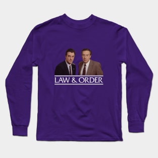 Law & Order - Logan, Briscoe - 90s Tv Show Long Sleeve T-Shirt